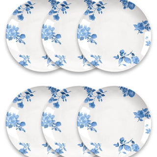 Cottage Blue Floral Dinner Plate, 10.5"