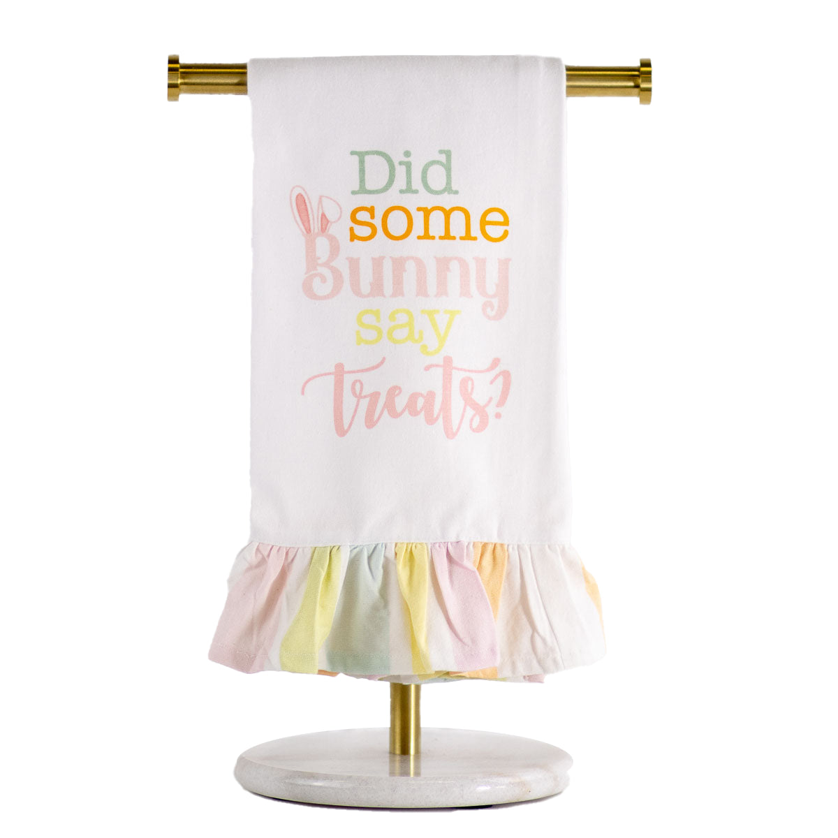 The Royal Standard Bunny Ruffle Hand Towel - Thumbnail 3