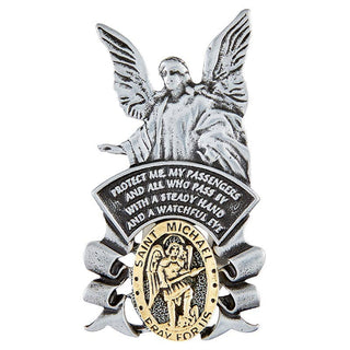 St Michael Guardian Angel Visor Clip