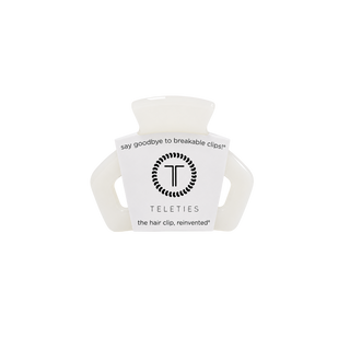 Open Coconut White Petite Hair Clip