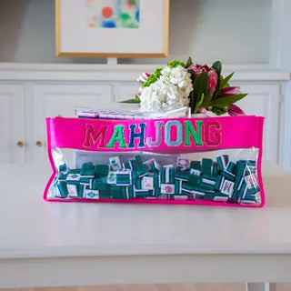 Pink Mahjong Bag
