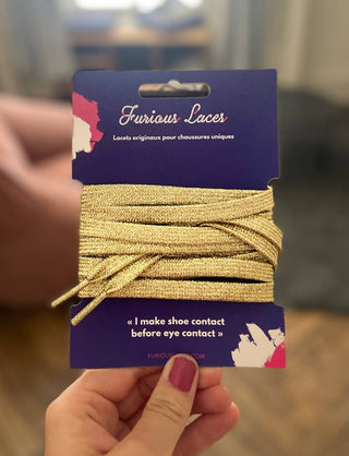 Golden Shoelaces - Original Shoelaces - Gift Idea for Women