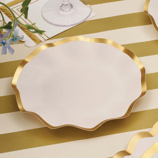 Everyday White Wavy Appetizer/Dessert Bowls/8pk