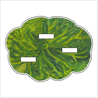 Triple Stand - Green Lotus | 0.50in. Acrylic Base