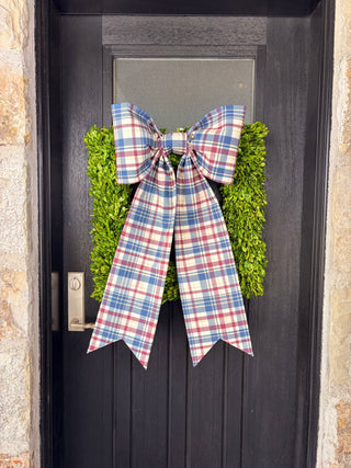 The Americana Estate Plaid Bow