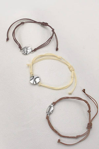 GAME DAY FRIENDSHIP BRACELET | 40B107: BASKETBALL