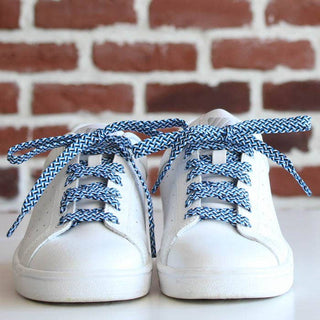 NAVY SHOELACES - BLUE