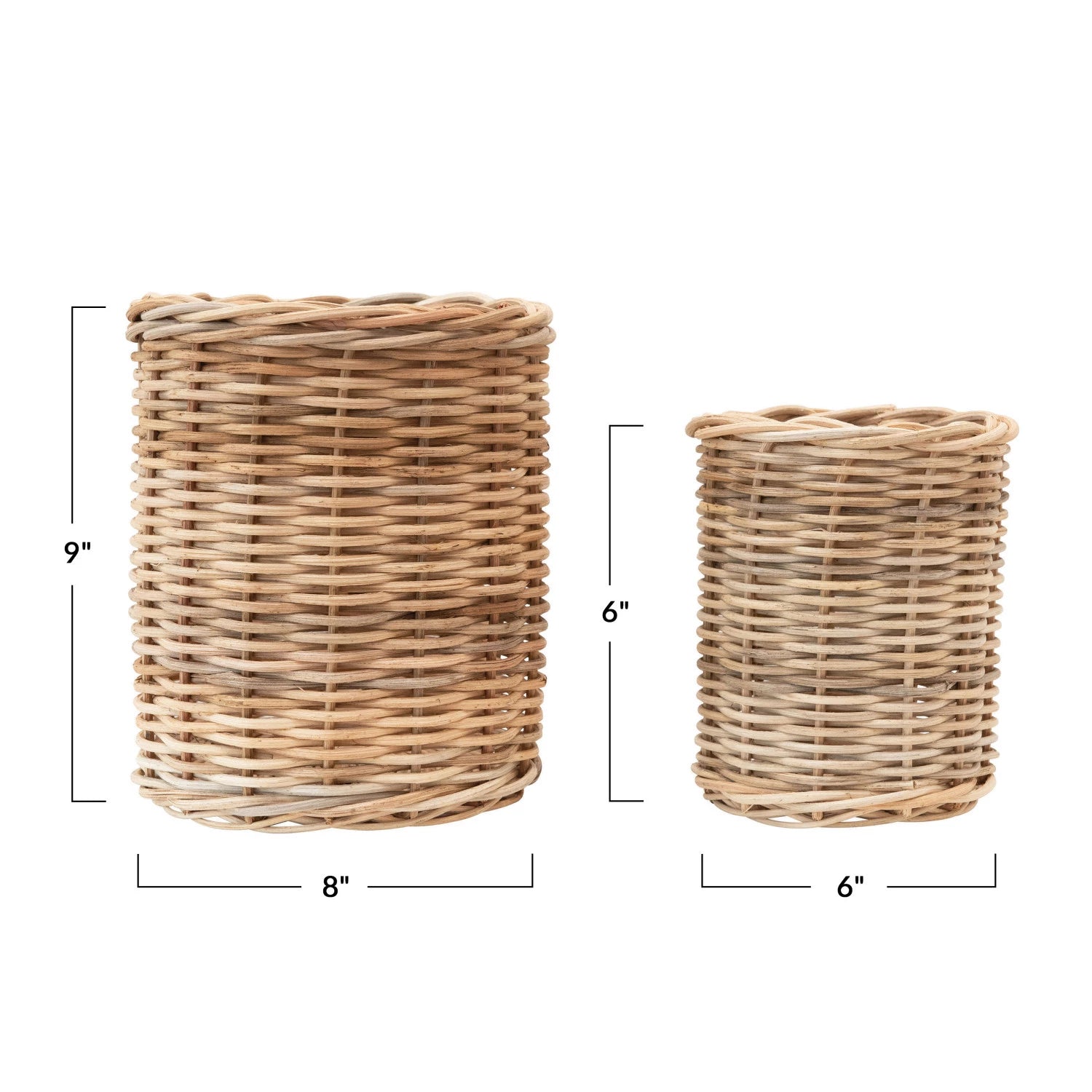 Creative Co-Op Wicker Basket - Thumbnail 5
