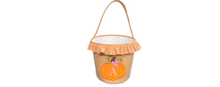 Pumpkin Tote with Ruffles
