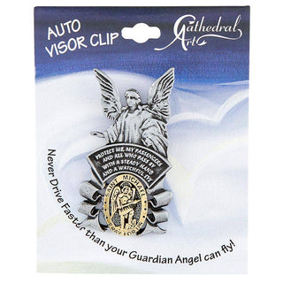 St Michael Guardian Angel Visor Clip