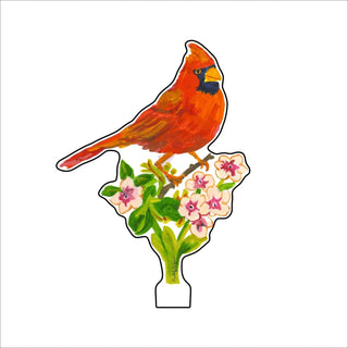 Spring Cardinal | LG Acrylic Floral