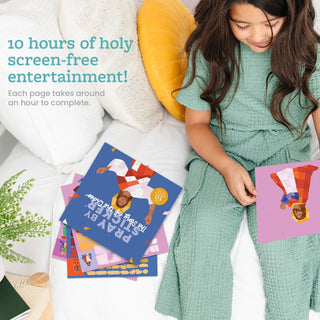 Pray by Sticker: Story of the Cross Sticker Book