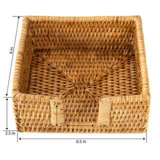 Cocktail Napkin Holder with Cutout – Tabletop Organizer