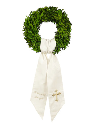 Wreath Sash: For This Child I Prayed