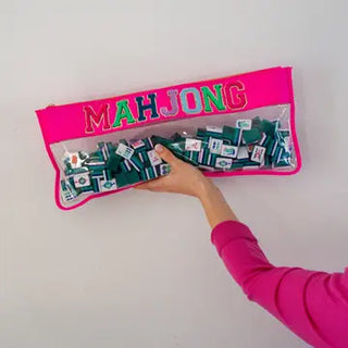 Pink Mahjong Bag