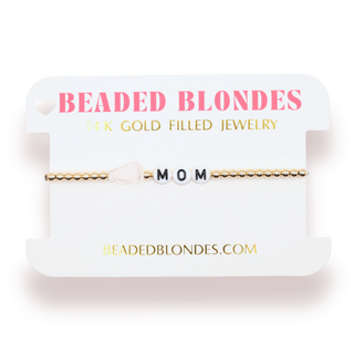 Cheer Mom Bracelet: Standard 6.75 / Gold