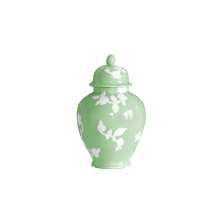 Chinoiserie Dreams Ginger Jars in Cabbage Patch Green: Medium