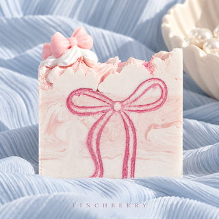 Pretty in Pink Vegan Boxed Soap with Pink Coquette Bow