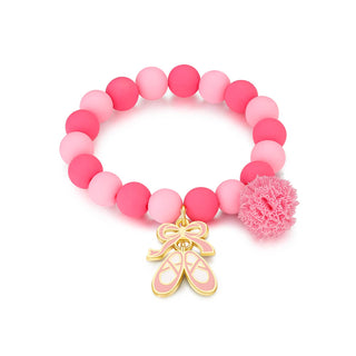 Charming Ballet Shoe Bracelet