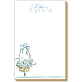 Mother of the Groom Basket Blue Luxe Small Notepad