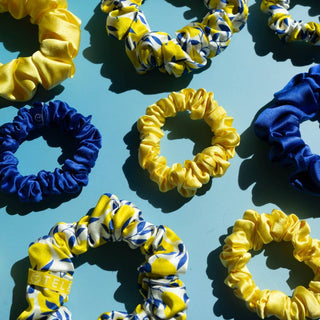 Silk Hair Scrunchie | Large | Limoncello