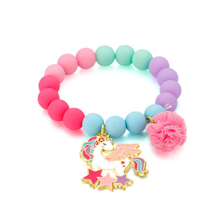 Unicorn Bracelet + Nail Sticker Gift Set