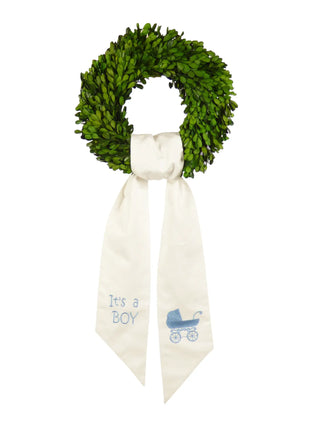 Wreath Sash: It's A Boy