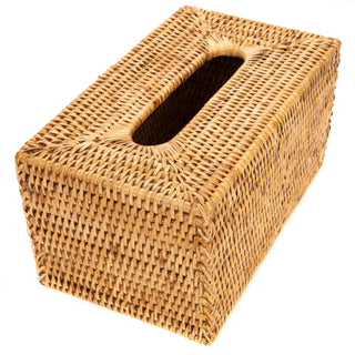 Rattan Rectangular Tissue Box Cover