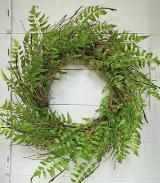 Green Fern Wreath