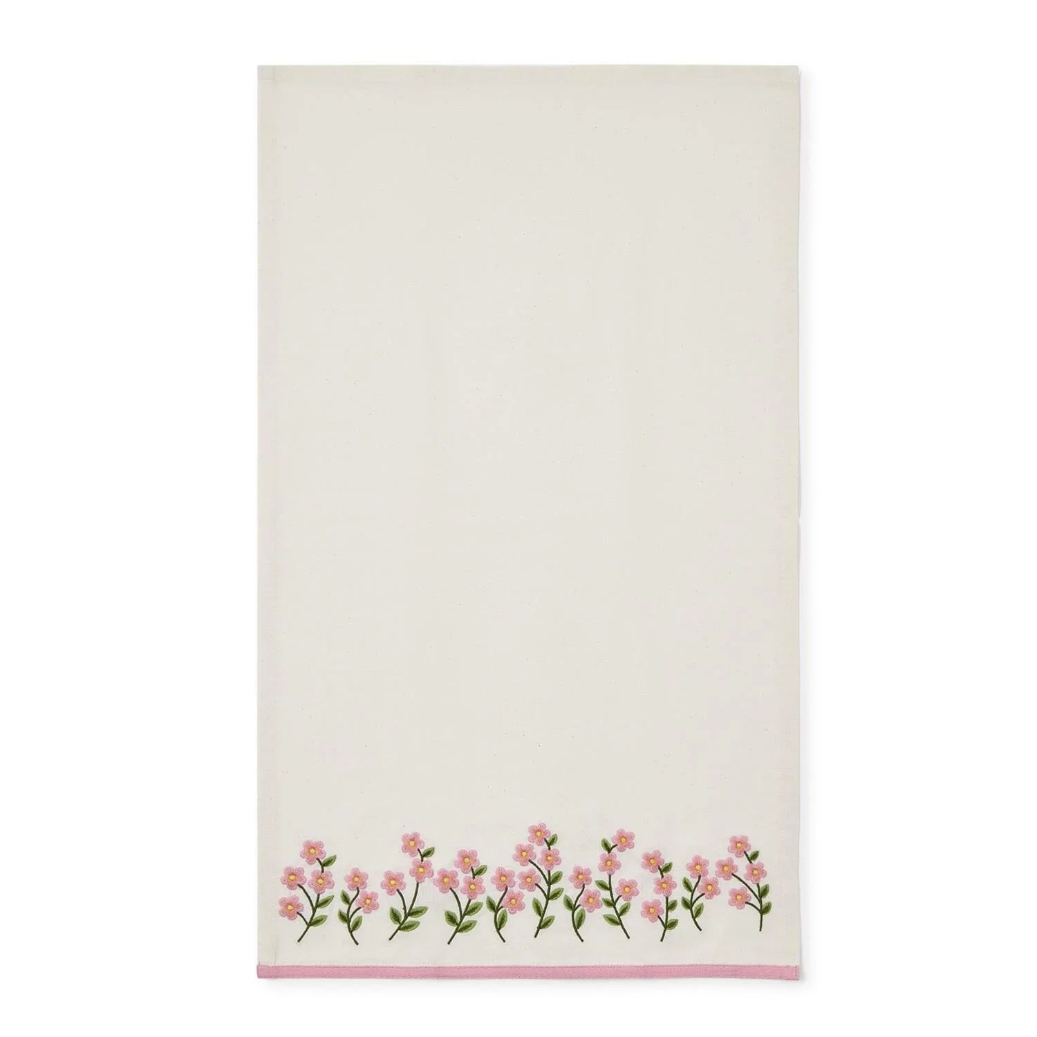 Forget-Me-Not Embroidered Dish Towel - Thumbnail 2