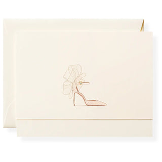 Wedding Heel Individual Notecard