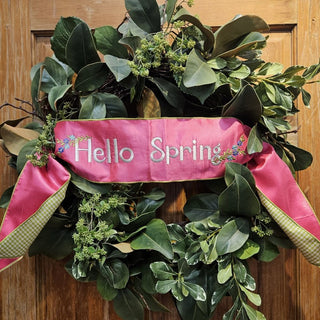 Dupion "Hello Spring" Banner