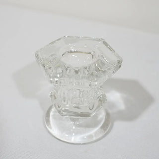 Taper Candle Glass Candlestick Holder