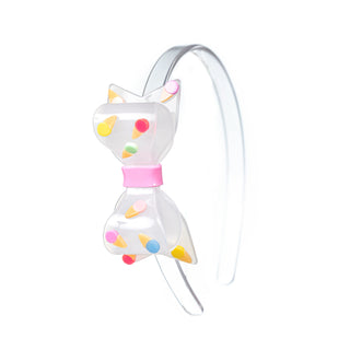 Froasted Fat Bow Mini Ice Cream Headband