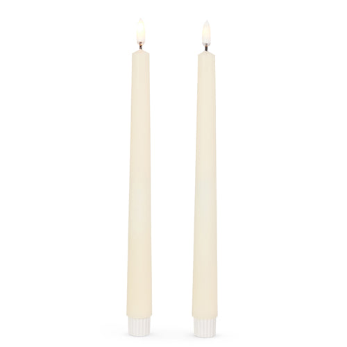 10" Ivory Taper Candles