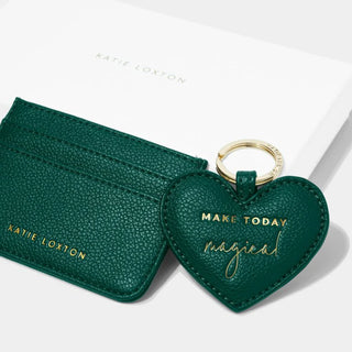 Heart Keyring And Card Holder Set