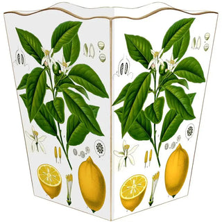 Vintage Lemons Wastepaper Basket