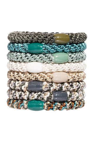 Grab & Go Ponytail Holders, 8 Pack Hair Ties