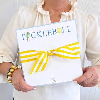 Preppy Pickleball Slab Notepad (8.5"X8.5" 200 Pg)