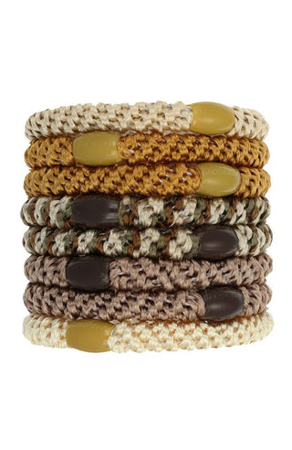 Grab & Go Ponytail Holders, 8 Pack Hair Ties