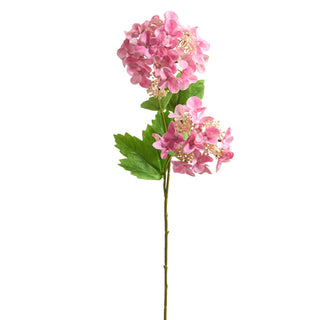 Real Touch Pink Hydrangea Spray