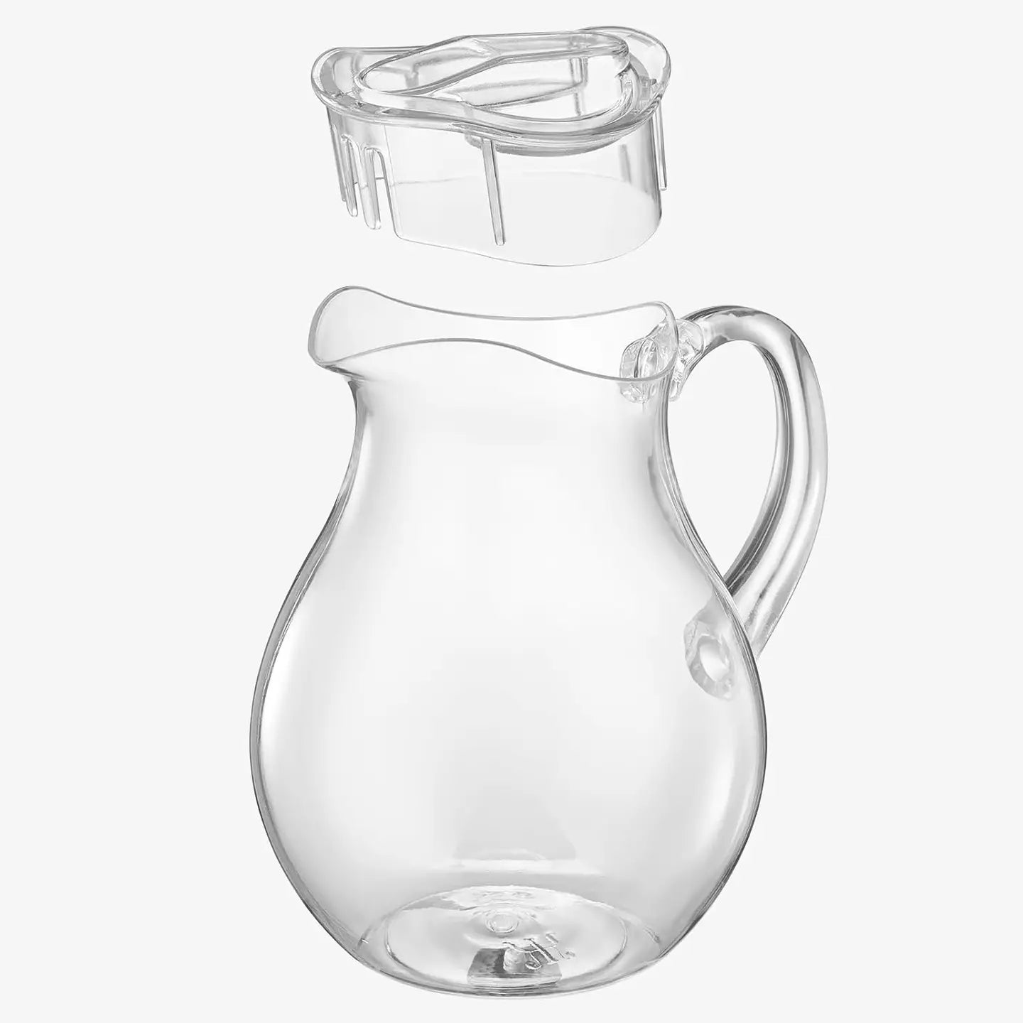 Unbreakable Acrylic Beverage Pitcher with Lid - Thumbnail 4