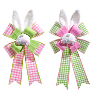 19" EASTER CHECK BOWS