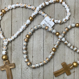 White Rosary