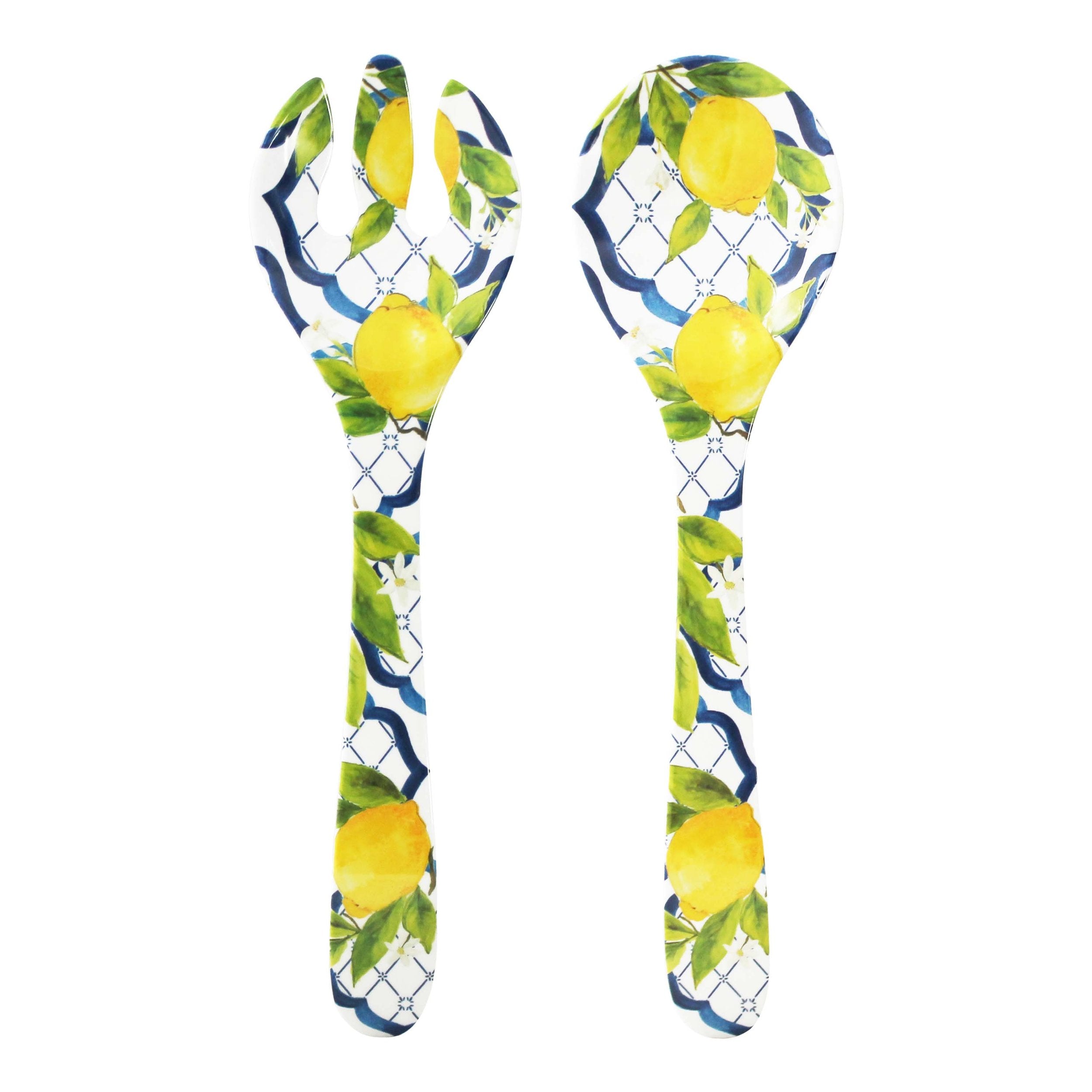 Salad Servers with Striped Handles GS-124MDT