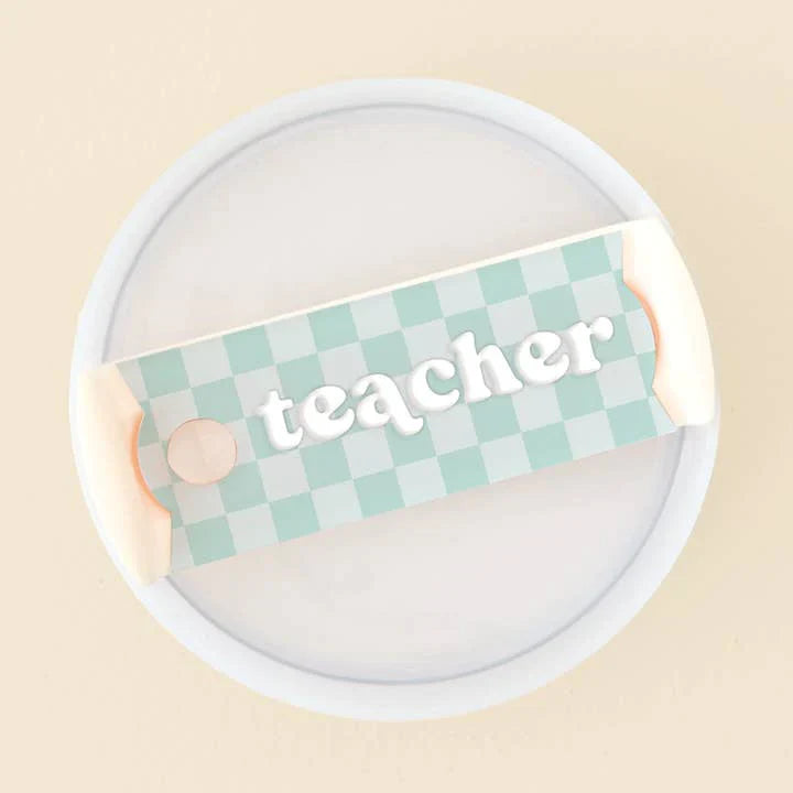 The Darling Effect Tumbler Lid Tag Teacher - Thumbnail 3