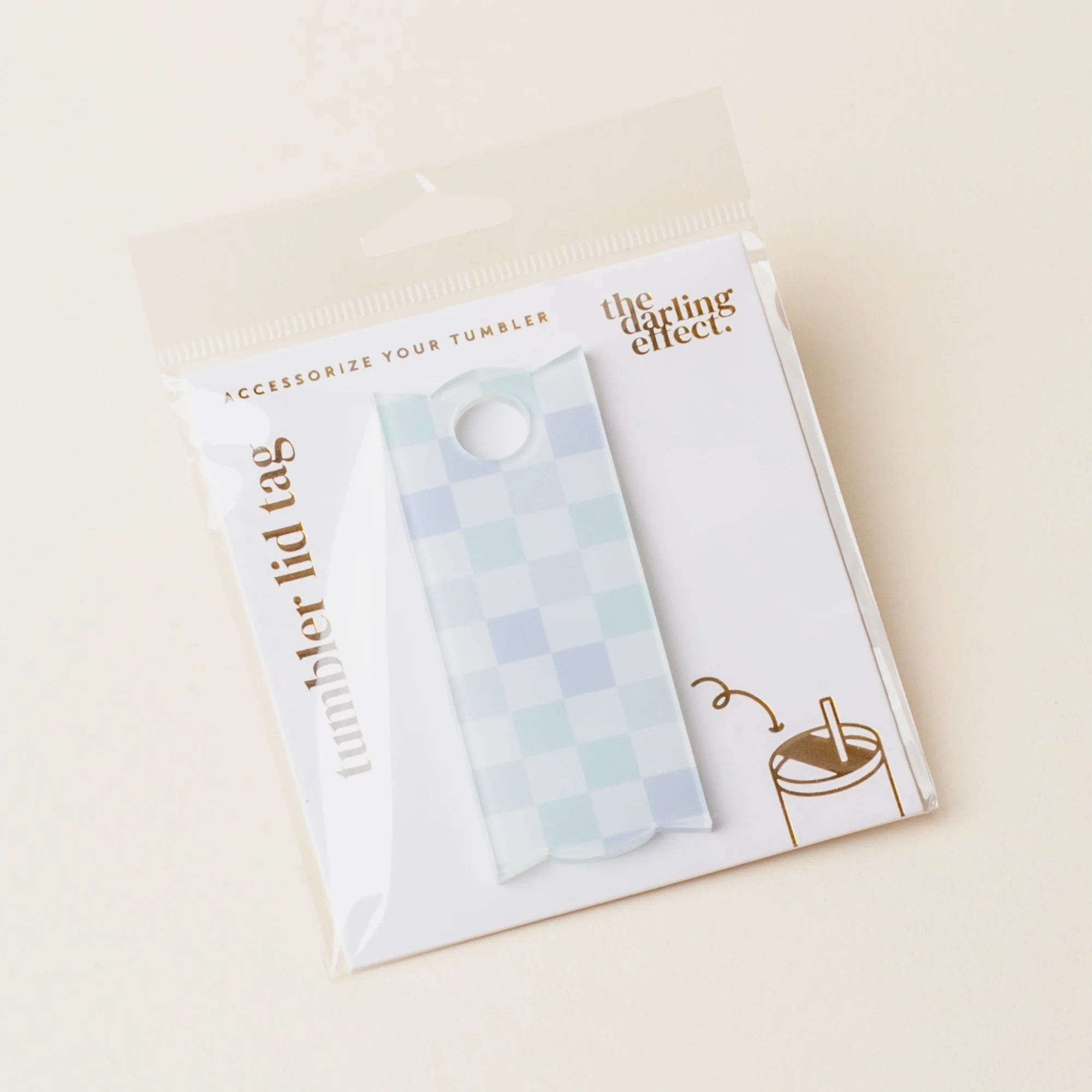 Tumbler Lid Tag (Check) - Thumbnail 2