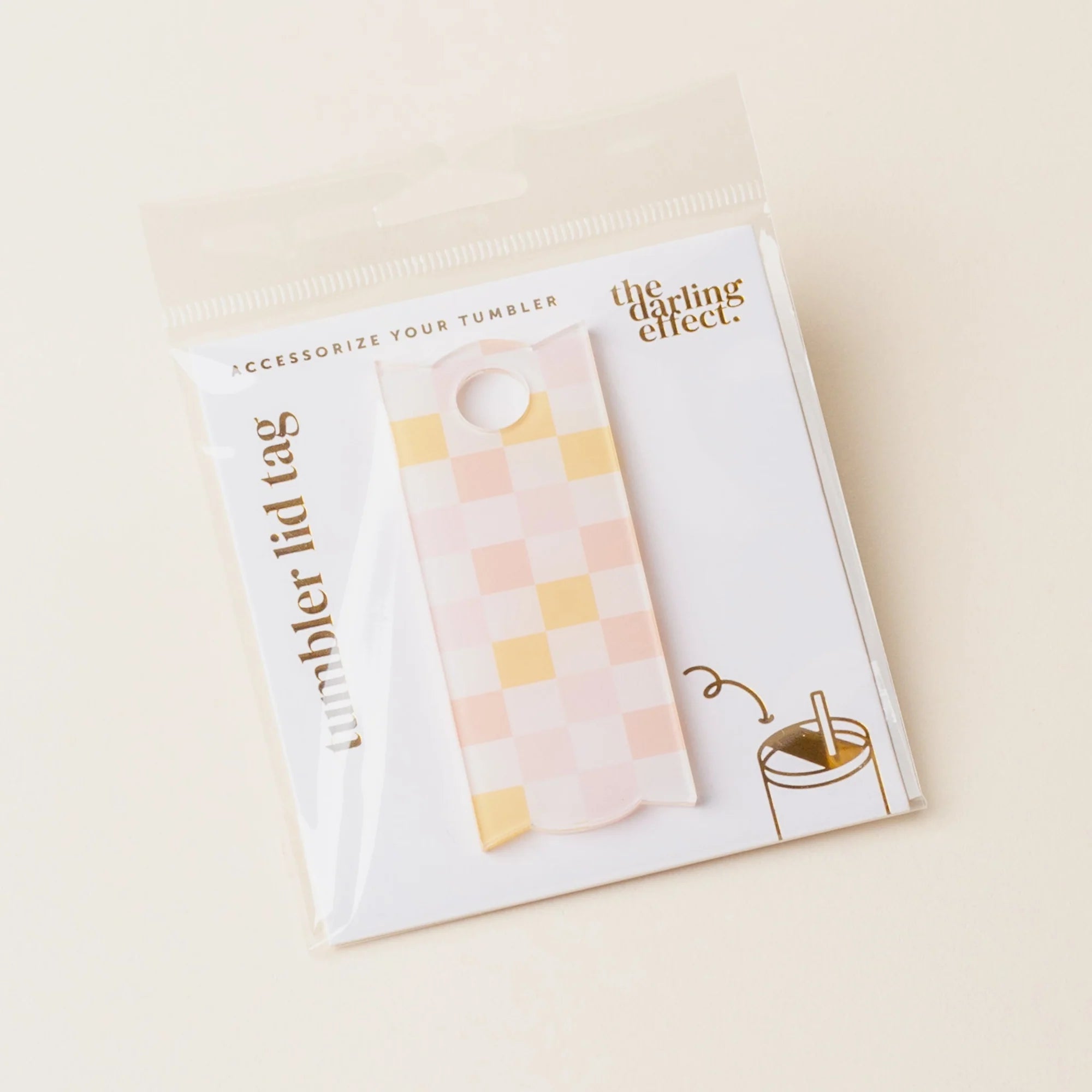 Tumbler Lid Tag (Check) - Thumbnail 3