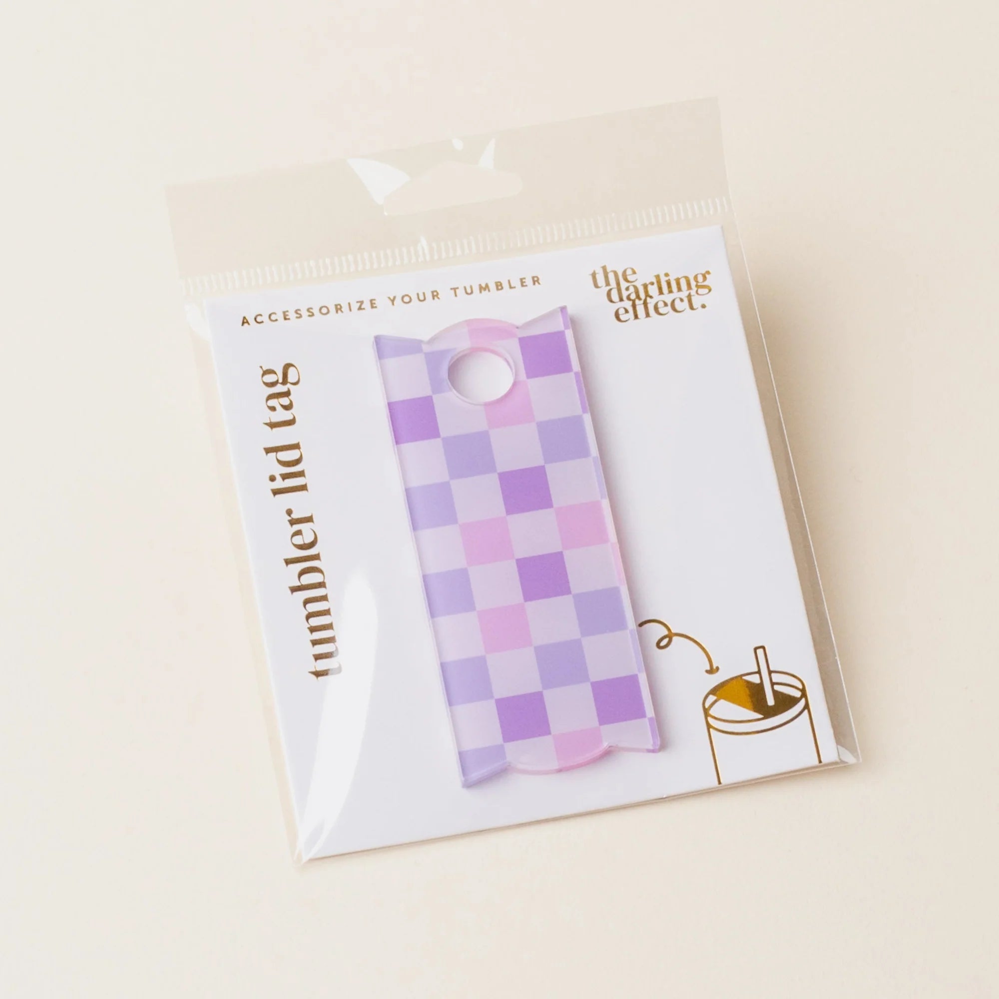 Tumbler Lid Tag (Check) - Thumbnail 4