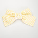 Skylar Pompom Bow Barrette